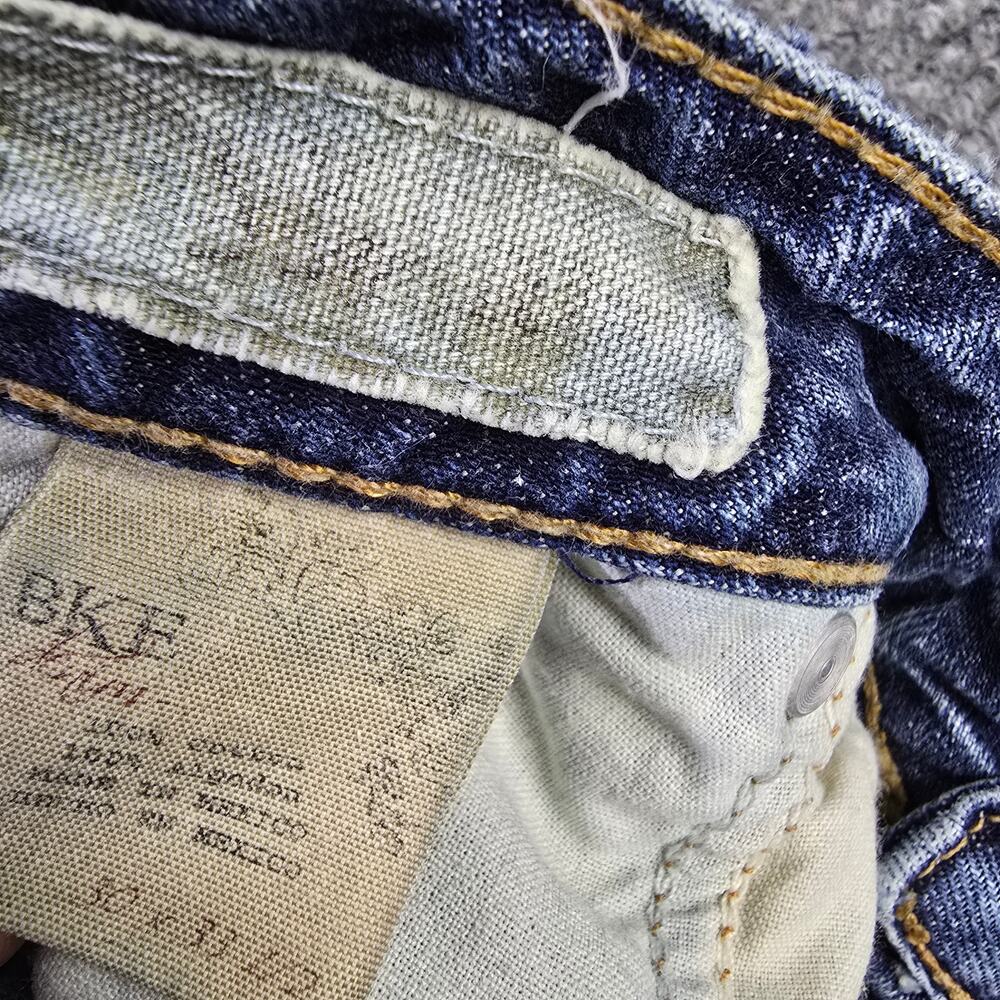 BKE Stella Jeans Womens 29x33 Blue Low Rise Bootcut Y2K Stretch Tall - Picture 3 of 10